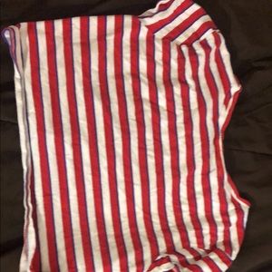 Cropped tommy blouse